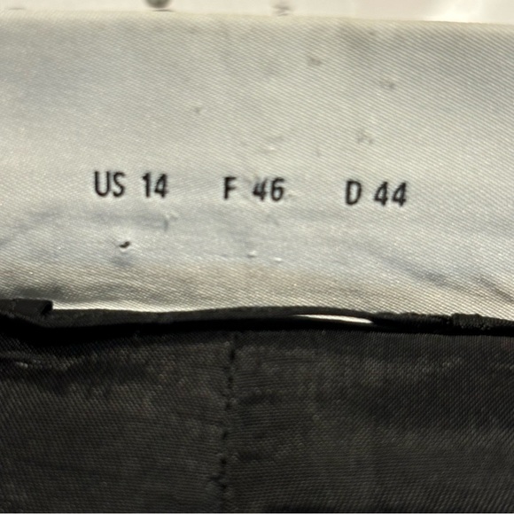 AKRIS PUNTO Sz 14 Blazer Jacket Polka Dot Pattern Partly Lined 100% Cotton - Picture 8 of 10